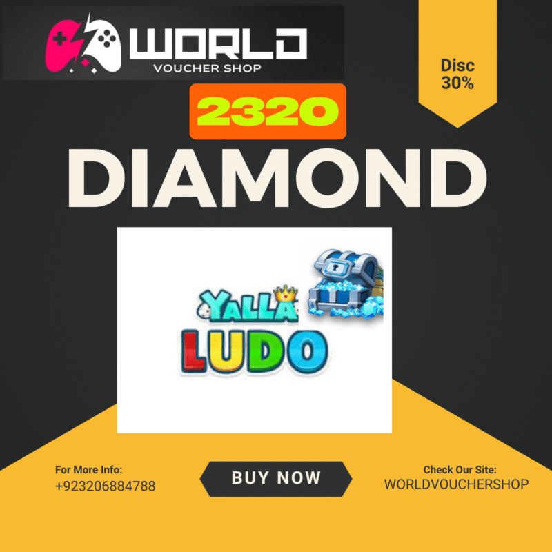 Get 2320 Diamonds for Yalla Ludo instantly and safely! 💎 Enhance your gaming experience with exclusive items, gifts, and premium features. Fast delivery, 100% secure top-up, and reliable service guaranteed.