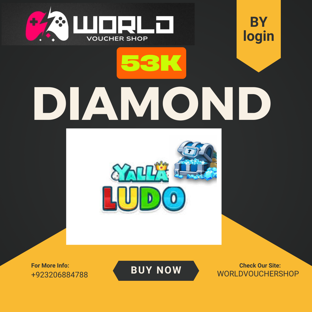 YWORLD VOUCHER (8) 530k diamond